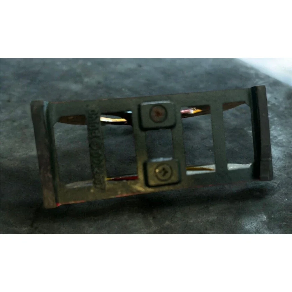 Wrought Cast Iron Hot Peppers Napkin/Letter Holder Vgt Hand Painted Collectible